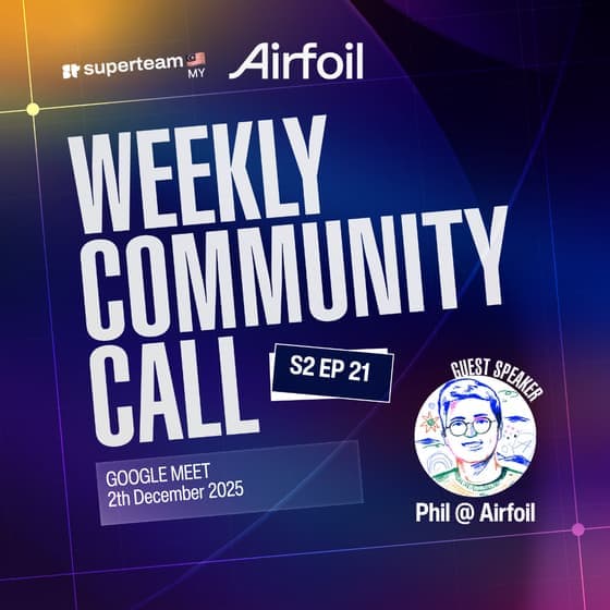 Design Workshop - SuperteamMY Community Call S2 Ep 21