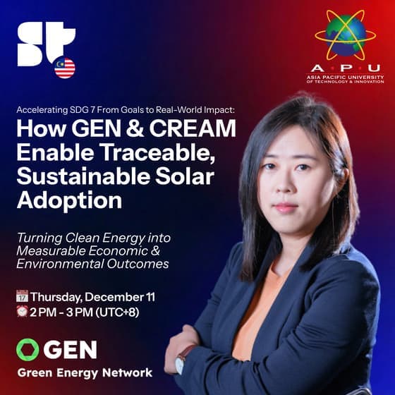 How GEN & CREAM Enable Traceable, Sustainable Solar Adoption